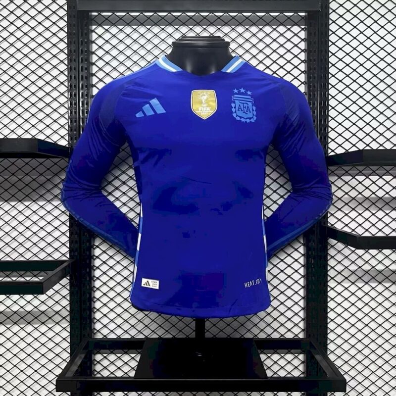 Argentina 2024/25 Away Long Sleeves Jersey Player Version