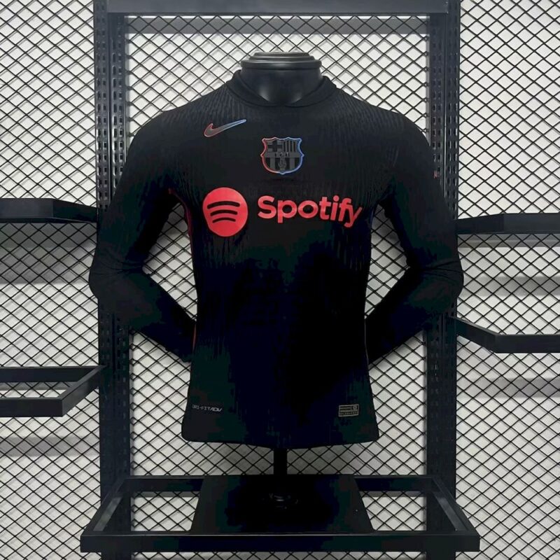 Barcelona 2024/25 Away Long Sleeves Jersey Player Version