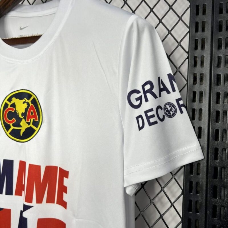 Club America 2024/25 15 Champions White Commemorative Edition White Jersey - Image 3