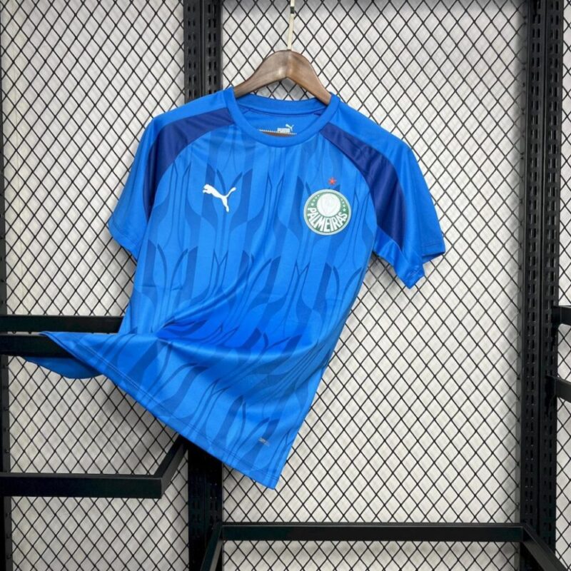 Palmeiras 2024/25 Blue Pre-Match Training Jersey