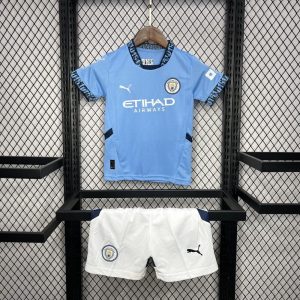 Manchester City 2024/25 Home Kids Kit