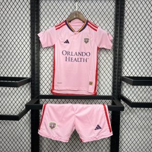 Orlando City 2024/25 Away Kids Kit