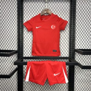Turkiye 2024-25 Euro Away Kids Kit
