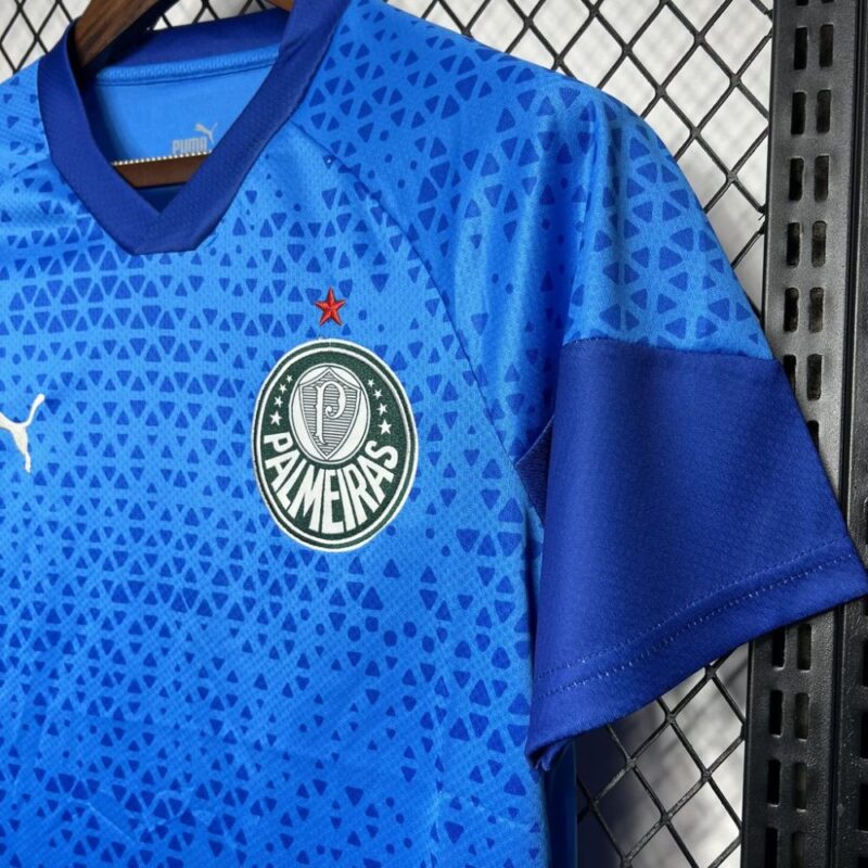 Palmeiras 2024/25 Blue Goalkeeper Jersey - Image 6