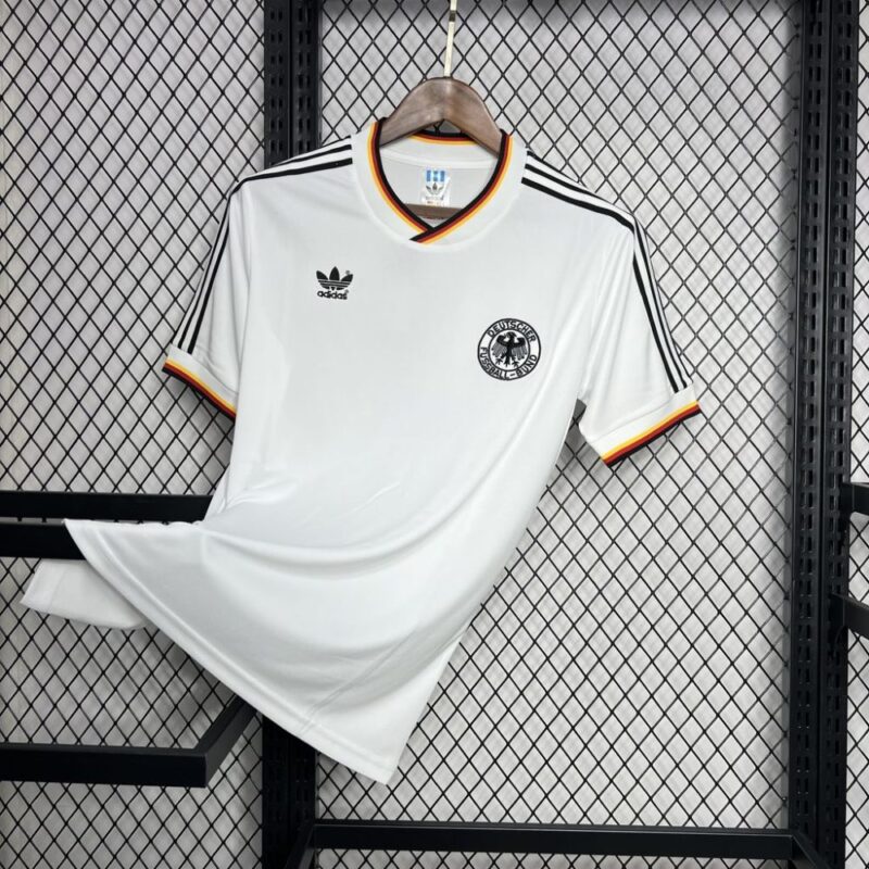 Germany 1986 Home Retro Jersey - Image 4