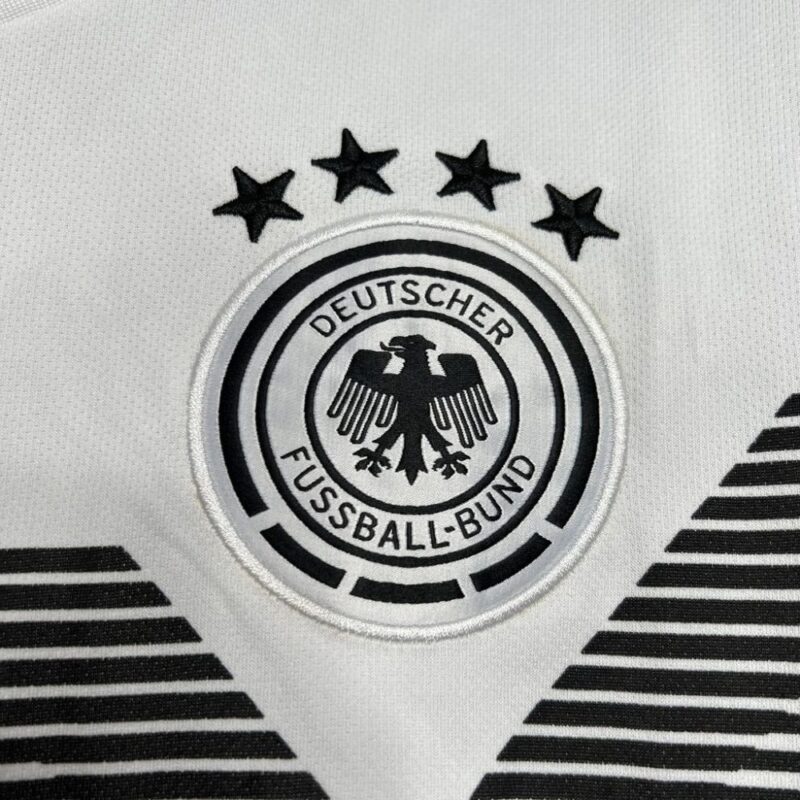 Germany 2018 Home Retro Jersey - Image 5