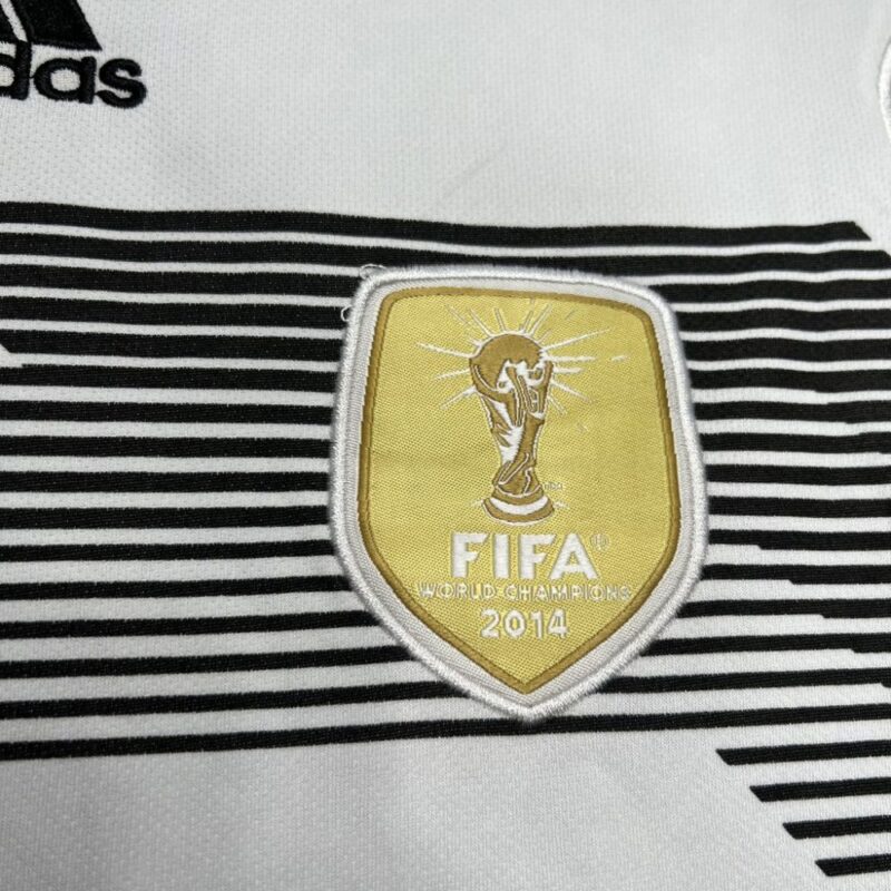 Germany 2018 Home Retro Jersey - Image 3