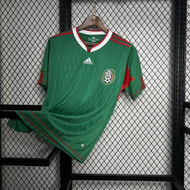 Mexico 2010 Home Retro Jersey - Image 7