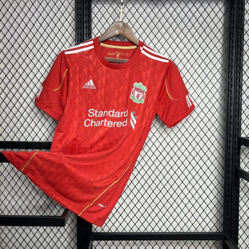 Liverpool 2010 Home Retro Jersey - Image 9