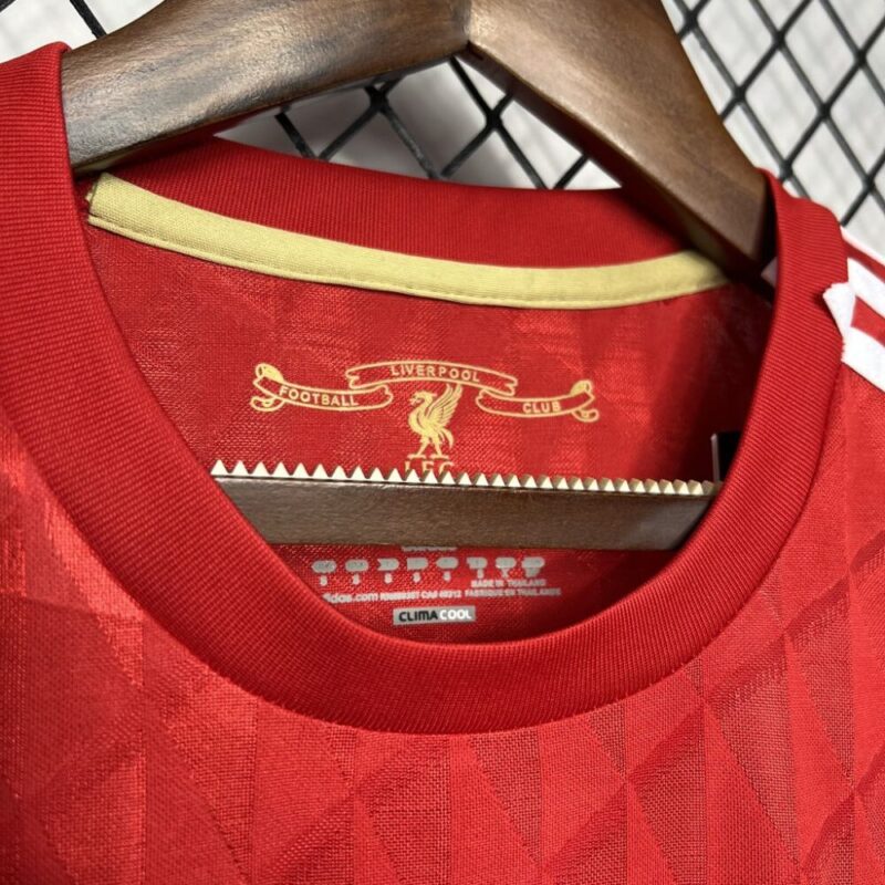 Liverpool 2010 Home Retro Jersey - Image 4
