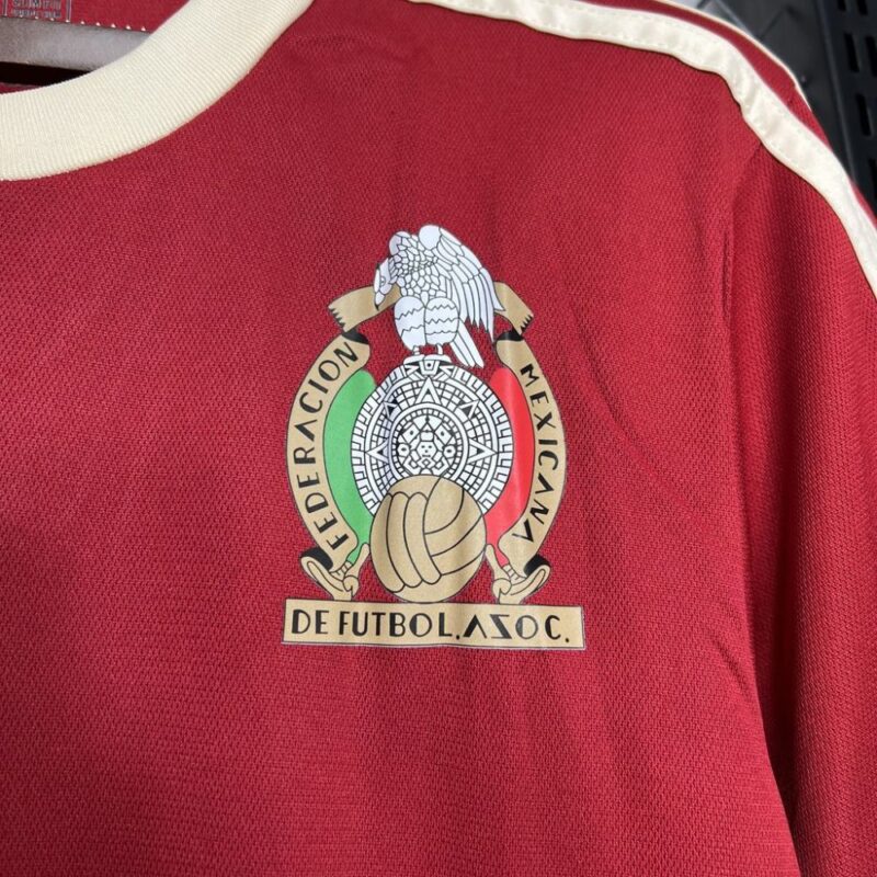 Mexico 2024/25 Claret T-Shirt - Image 4