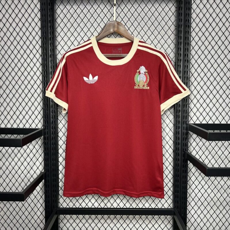 Mexico 2024/25 Claret T-Shirt - Image 3