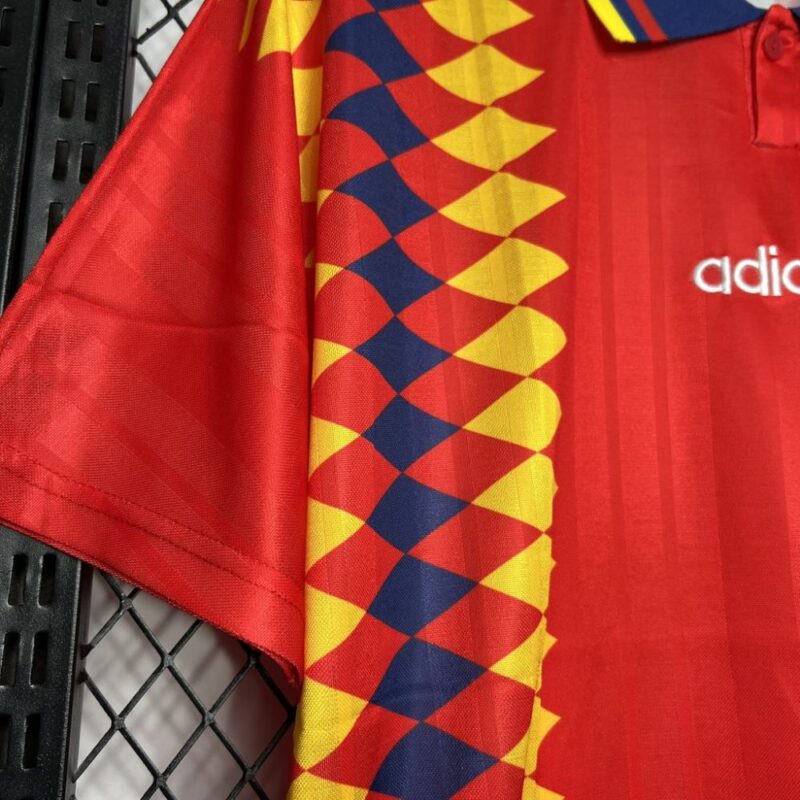 Spain 1994 Home Retro Jersey - Image 5