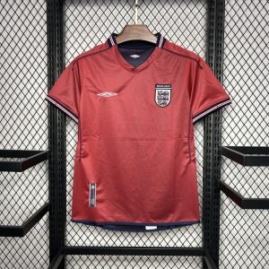 England 2002 Away Retro Jersey (Double-sided)