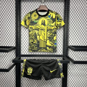 Brazil 2024/25 Special Edition Yellow Kids Kit