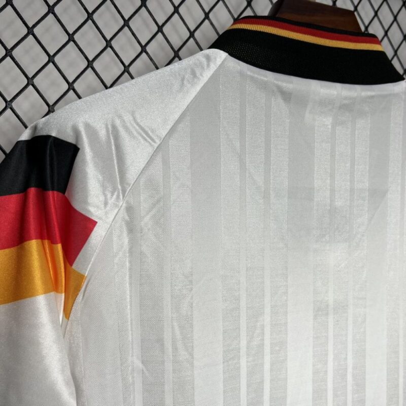 Germany 1992 Home Retro Jersey - Image 9