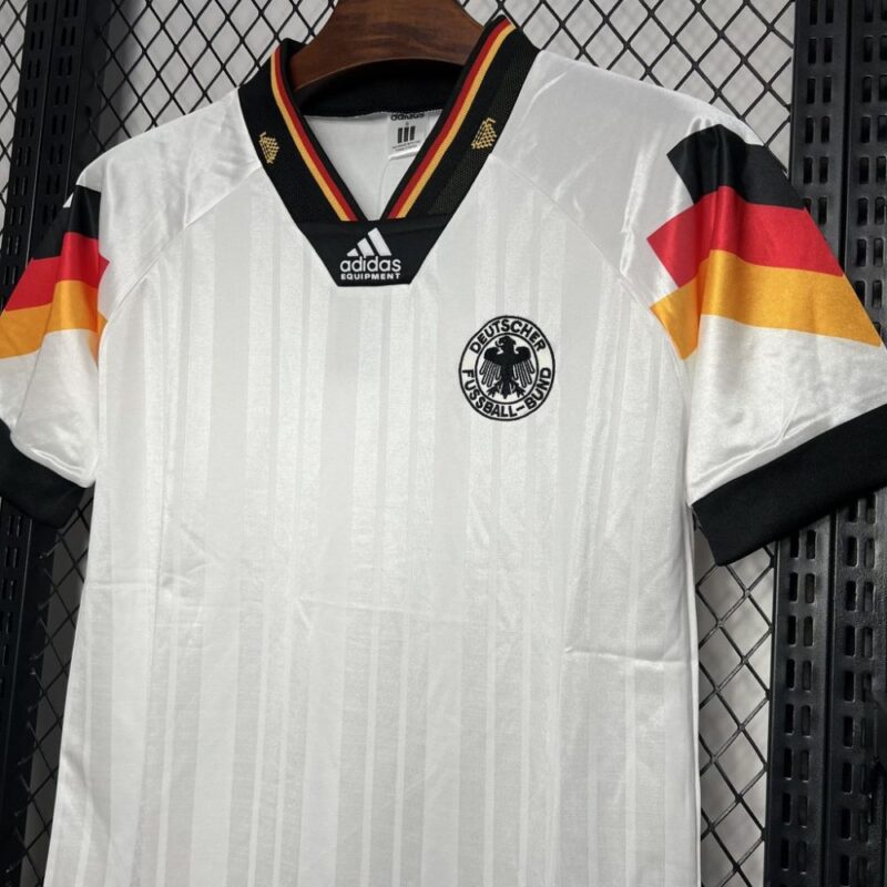 Germany 1992 Home Retro Jersey - Image 6