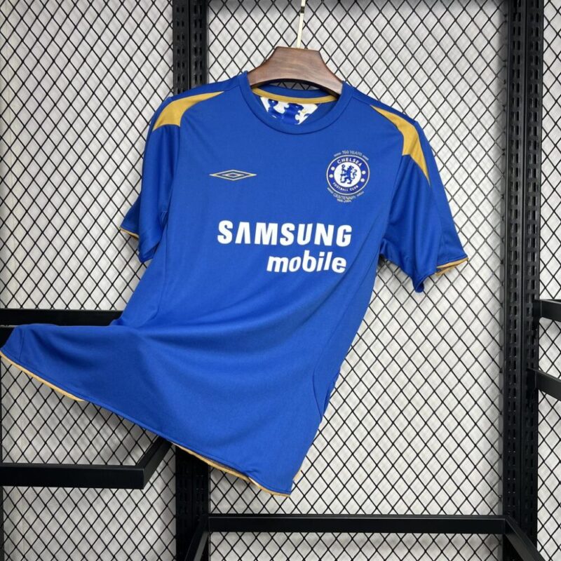 Chelsea 2005/06 Centenary Home Retro Jersey - Image 5