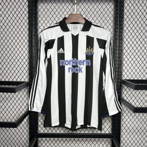 Newcastle United 2003/05 Home Long Sleeves Retro Jersey