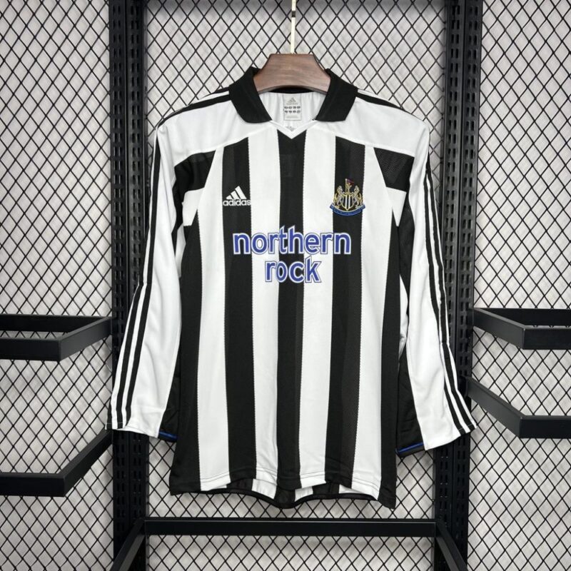 Newcastle United 2003/05 Home Long Sleeves Retro Jersey