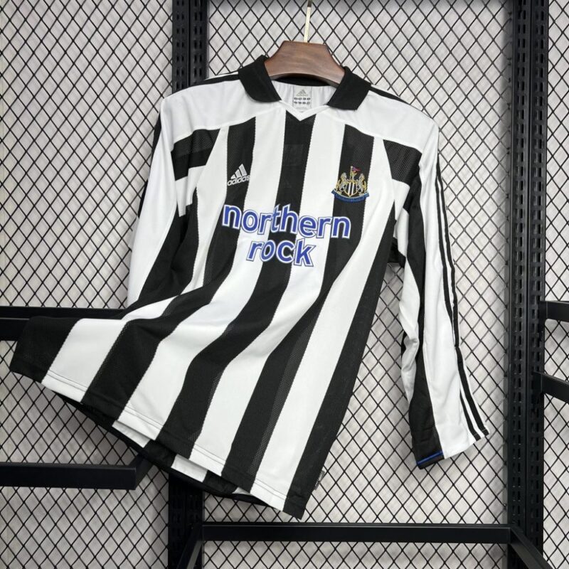 Newcastle United 2003/05 Home Long Sleeves Retro Jersey - Image 4