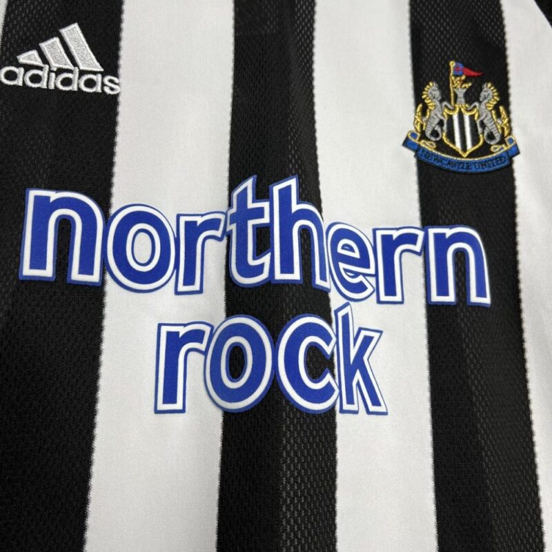 Newcastle United 2003/05 Home Long Sleeves Retro Jersey - Image 8