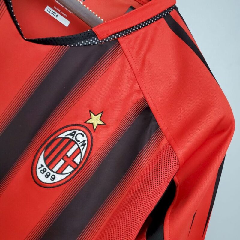 AC Milan 2004/05 Home Retro Jersey - Image 5