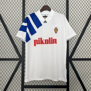 Real Zaragoza 1992/93 Home Retro Jersey