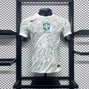 Brazil 2024/25 White Jersey Player Version