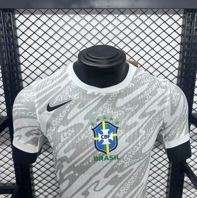 Brazil 2024/25 White Jersey Player Version - Image 3