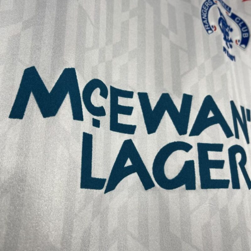 Rangers 1990/92 Away Retro Jersey - Image 6