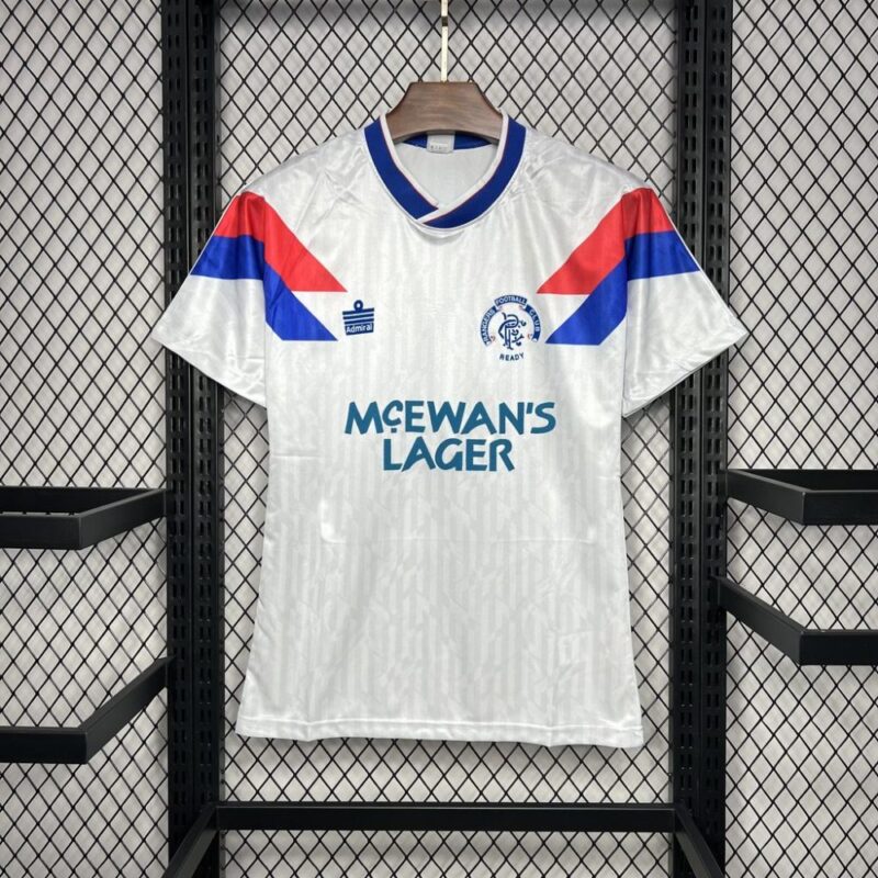 Rangers 1990/92 Away Retro Jersey - Image 4