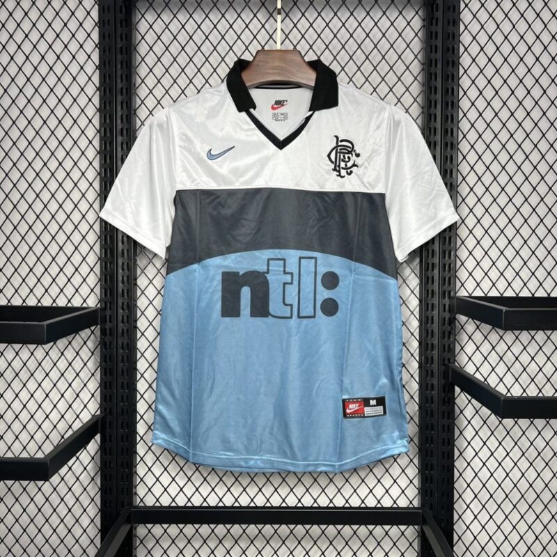 Rangers 1999/00 Away Retro Jersey - Image 3