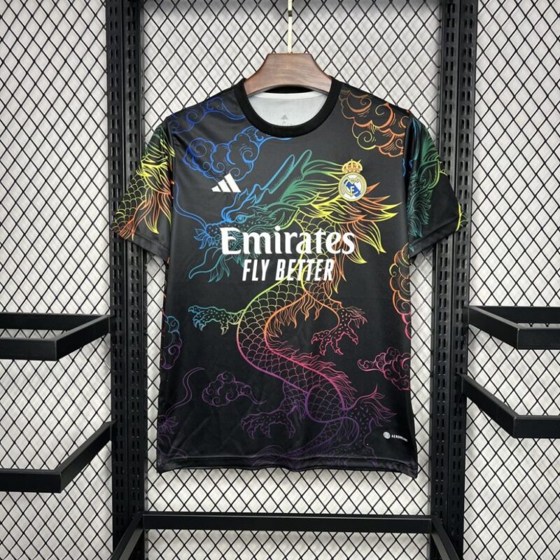 Real Madrid 2024/25 Black Cailong Special Edition Jersey - Image 4