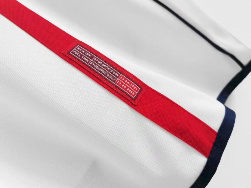 England 2001/03 Home Retro Jersey - Image 10