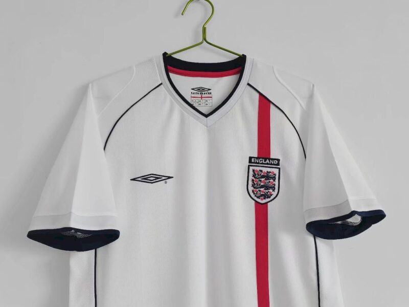 England 2001/03 Home Retro Jersey - Image 3