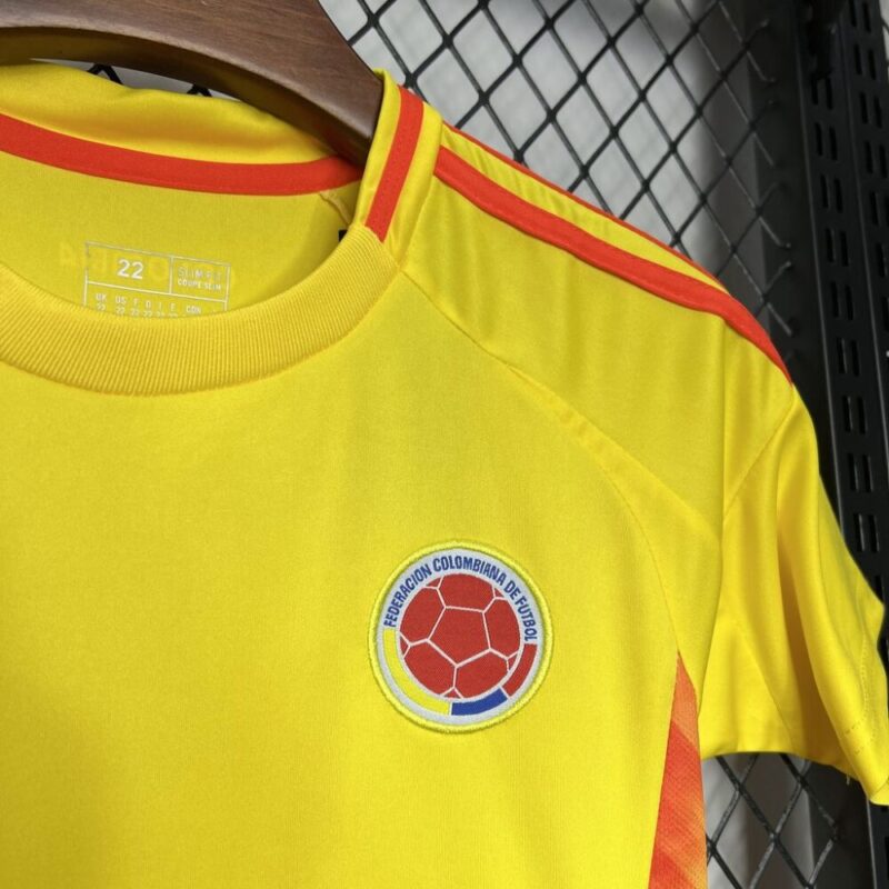 Colombia 2024/25 Home Kids Kit - Image 6
