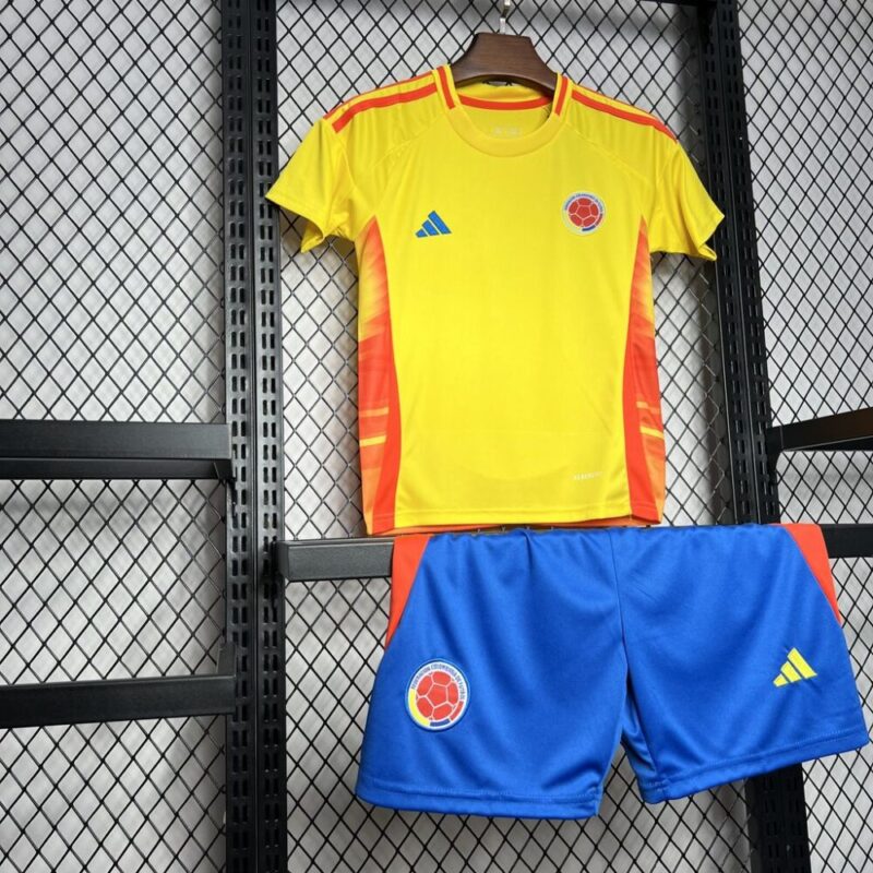 Colombia 2024/25 Home Kids Kit - Image 4