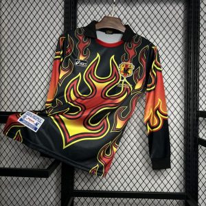 Japan 1998 Goalkeeper Red Flame Retro Jersey