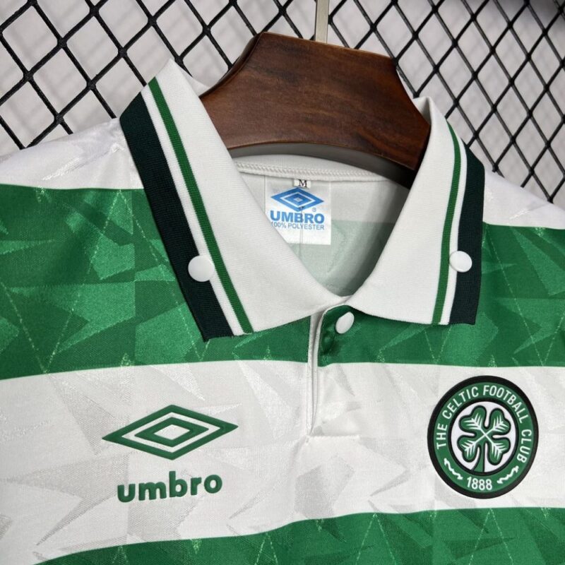 Celtic 1989/91 Home Retro Jersey - Image 5