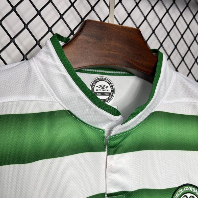 Celtic 2003/04 Home Retro Jersey - Image 8