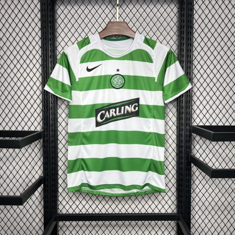 Celtic 2005/06 Home Retro Jersey - Image 5