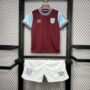 West Ham United 2024/25 Home Kids Kit
