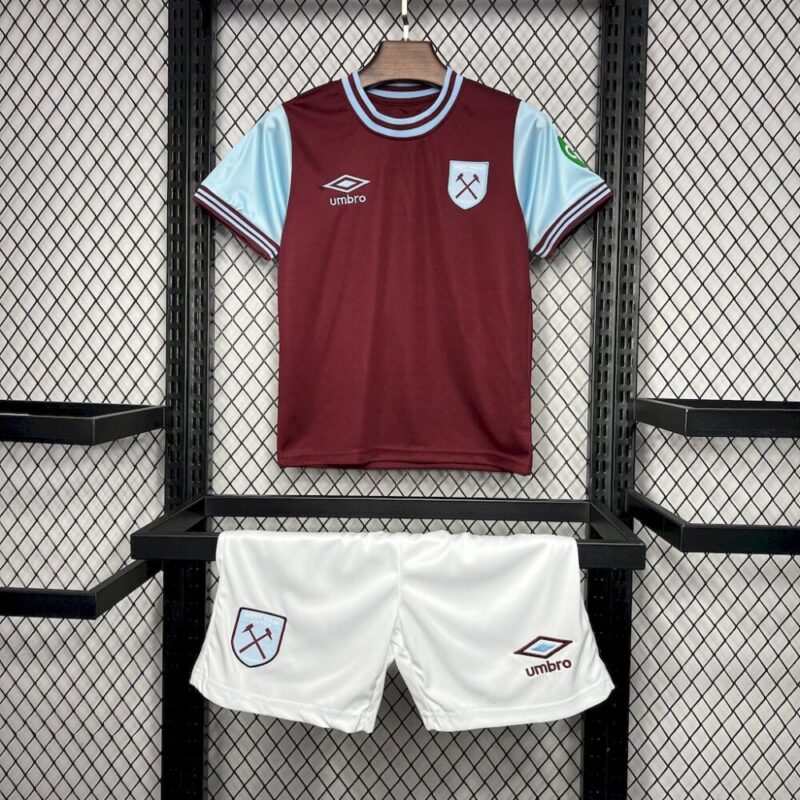 West Ham United 2024/25 Home Kids Kit