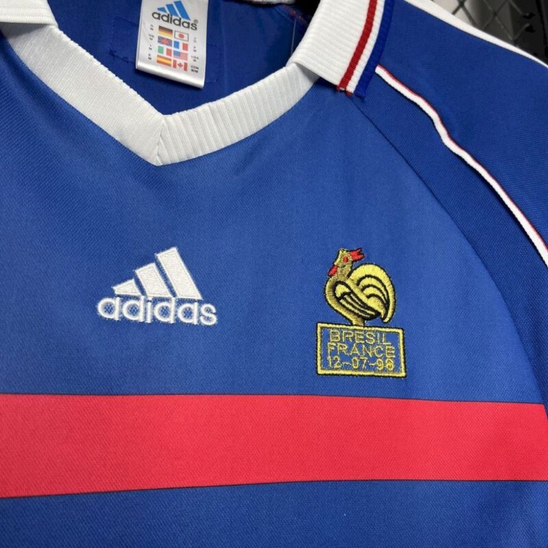 France 1998 World Cup Home Retro Jersey - Image 8