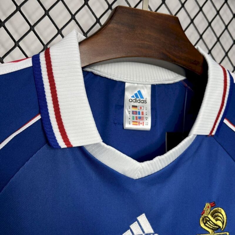 France 1998 World Cup Home Retro Jersey - Image 7