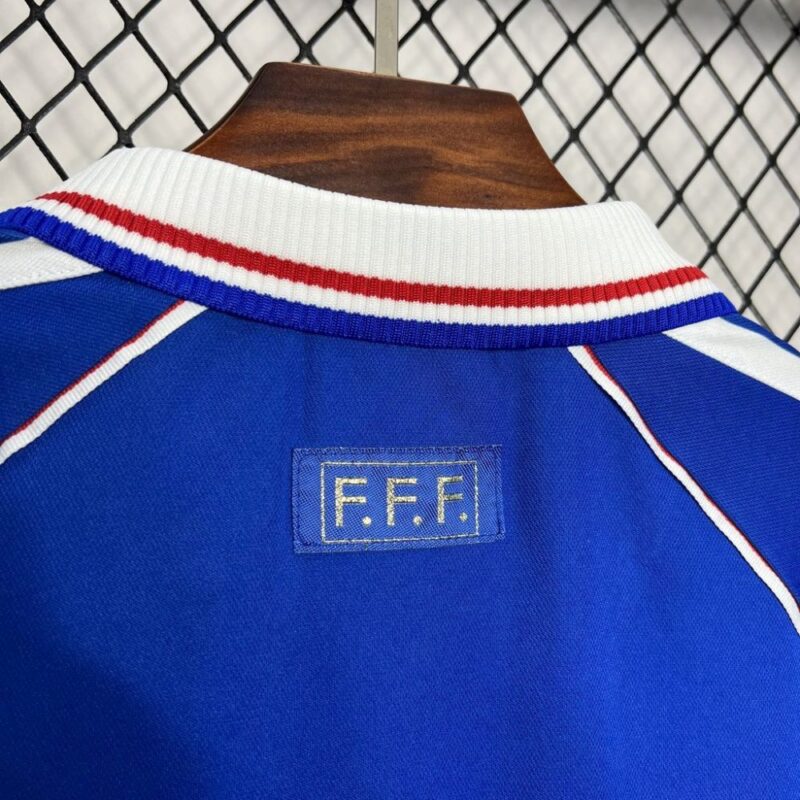 France 1998 World Cup Home Retro Jersey - Image 5
