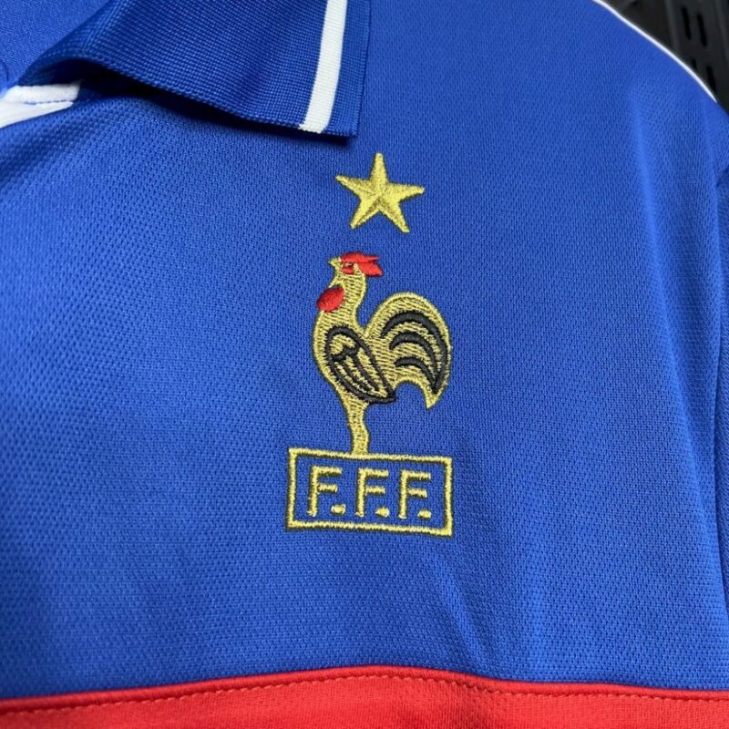 France 2000 Home Retro Jersey - Image 7
