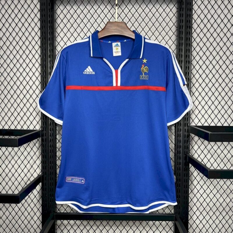 France 2000 Home Retro Jersey - Image 3