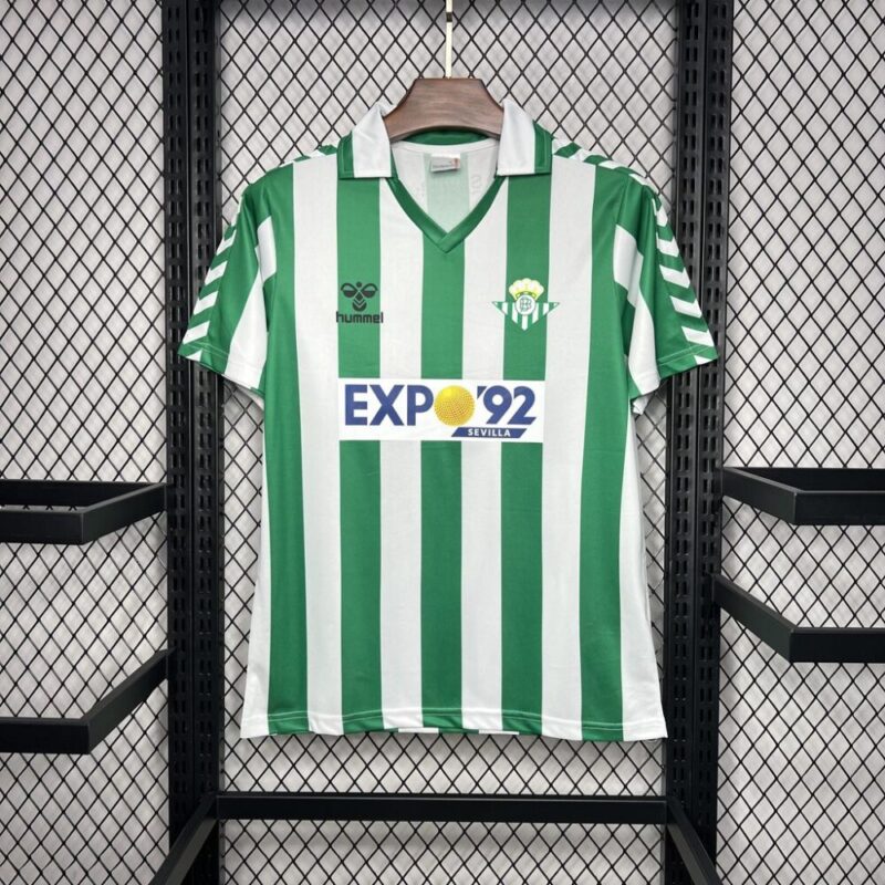 Real Betis 1988/89 Home Retro Jersey - Image 5